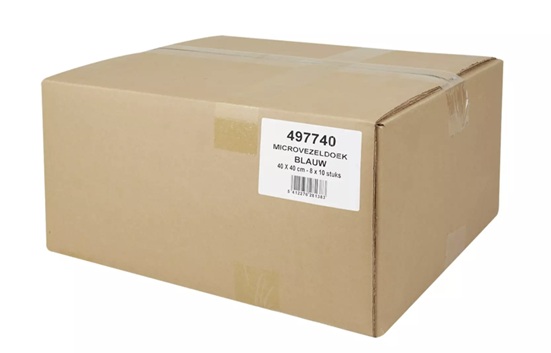 Microvezeldoek DTF Blauw 340 g/m2 40x40 cm - Afbeelding 2